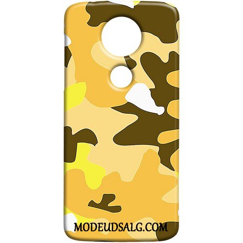 Moto E5 Play Etui Trend Grøn Beskyttelse Cover Camouflage