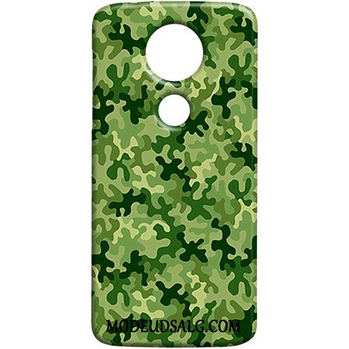 Moto E5 Play Etui Trend Grøn Beskyttelse Cover Camouflage