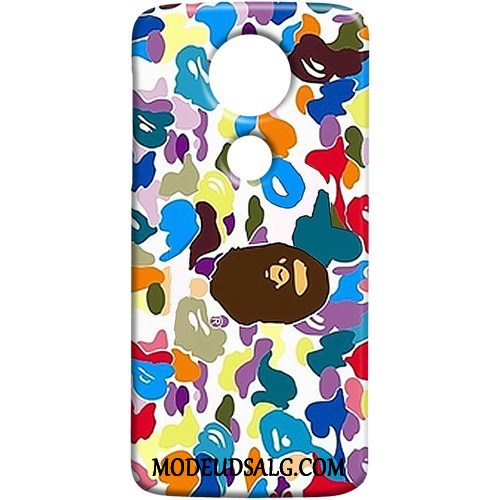 Moto E5 Play Etui Trend Grøn Beskyttelse Cover Camouflage