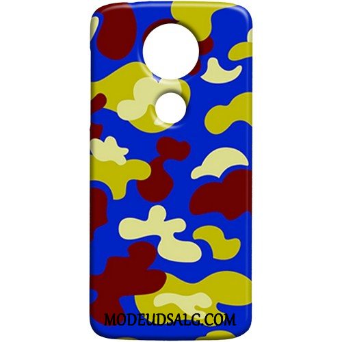 Moto E5 Play Etui Trend Grøn Beskyttelse Cover Camouflage