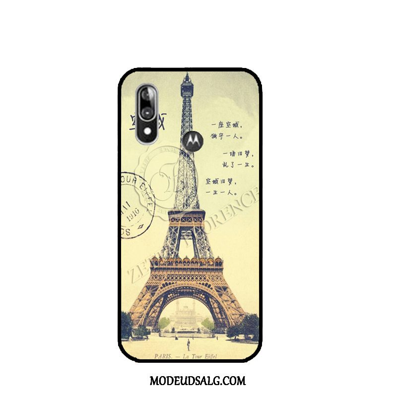 Moto E6 Plus Etui Alt Inklusive Blød Trend Cartoon Cover