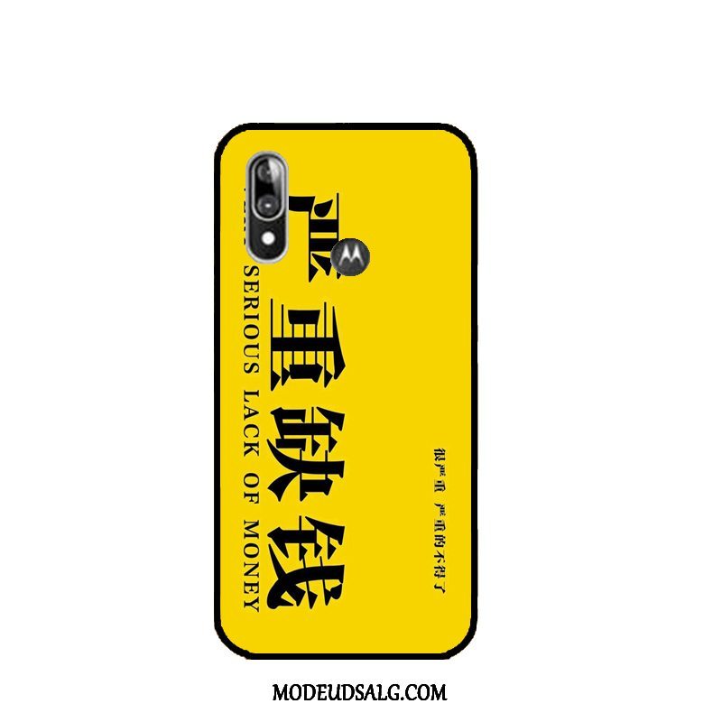 Moto E6 Plus Etui Alt Inklusive Blød Trend Cartoon Cover