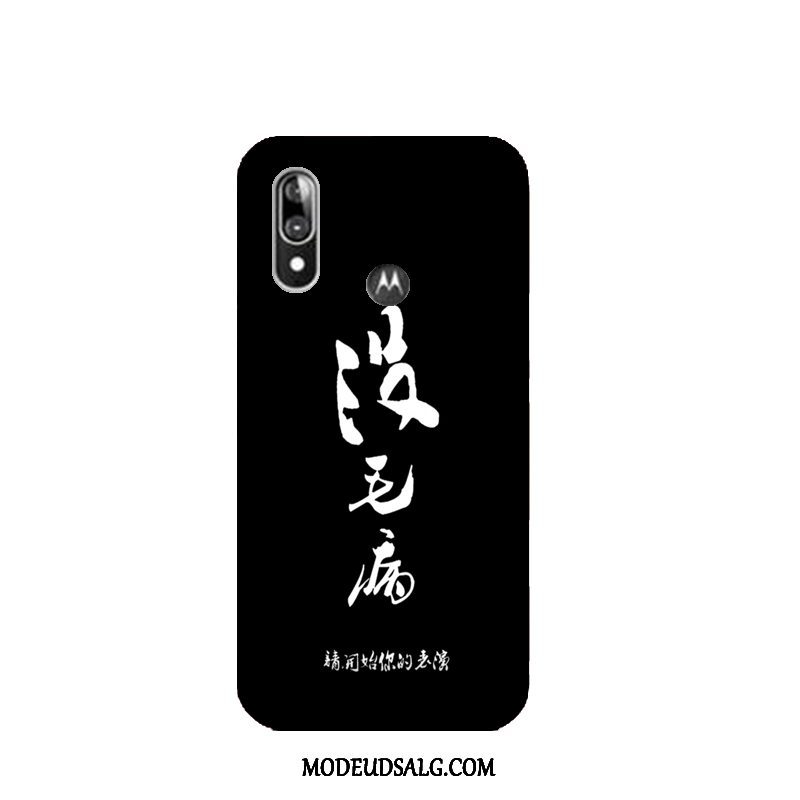 Moto E6 Plus Etui Alt Inklusive Blød Trend Cartoon Cover