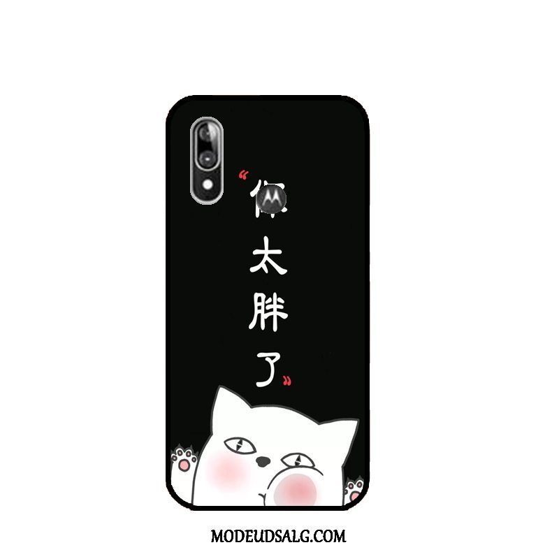 Moto E6 Plus Etui Alt Inklusive Blød Trend Cartoon Cover