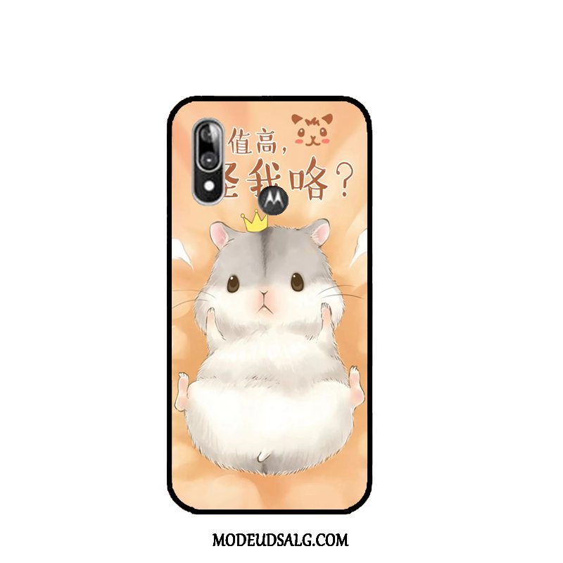 Moto E6 Plus Etui Alt Inklusive Blød Trend Cartoon Cover