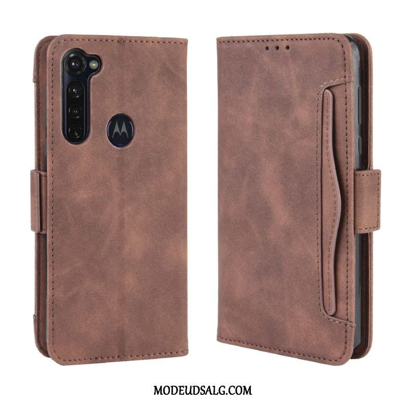 Moto G Pro Etui Lædertaske Anti-fald Vintage Cover Mønster