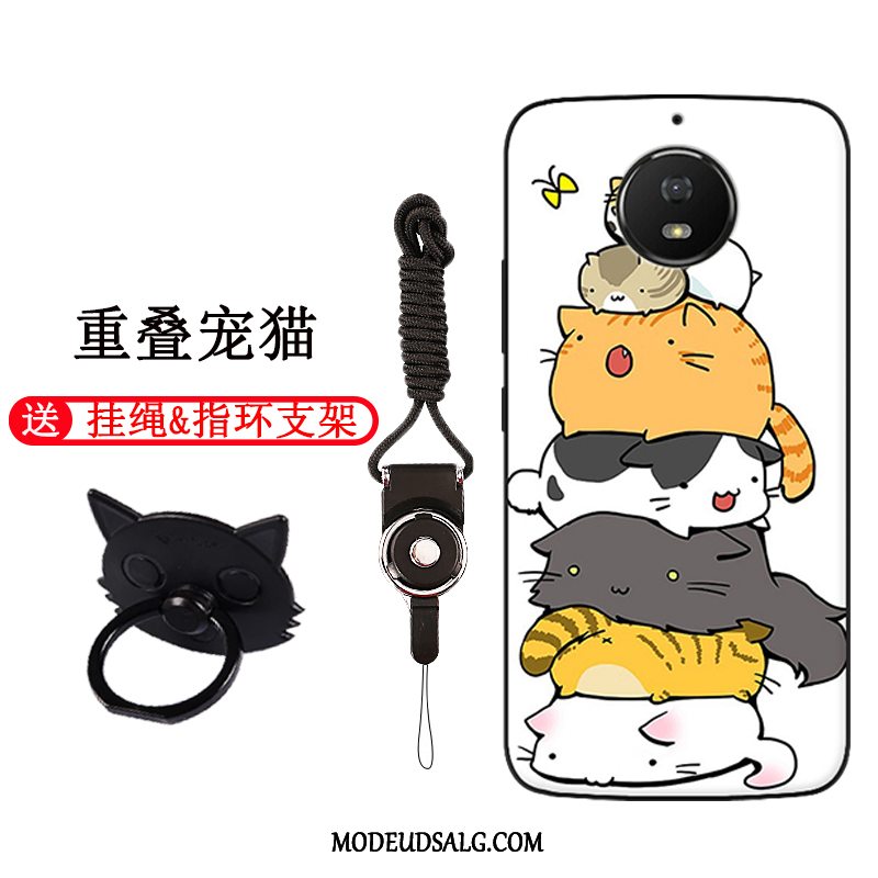 Moto G5s Etui / Cover Alt Inklusive Anti-fald Cartoon Blød