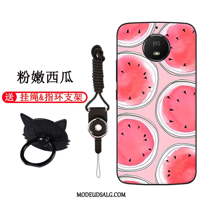 Moto G5s Etui / Cover Alt Inklusive Anti-fald Cartoon Blød