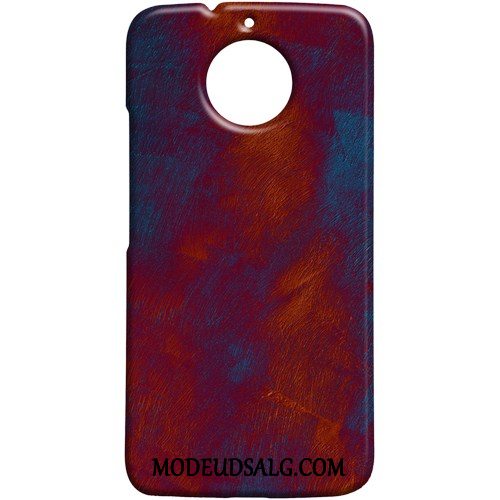 Moto G5s Etui / Cover Nubuck Beskyttelse Metal Cyan Af Personlighed