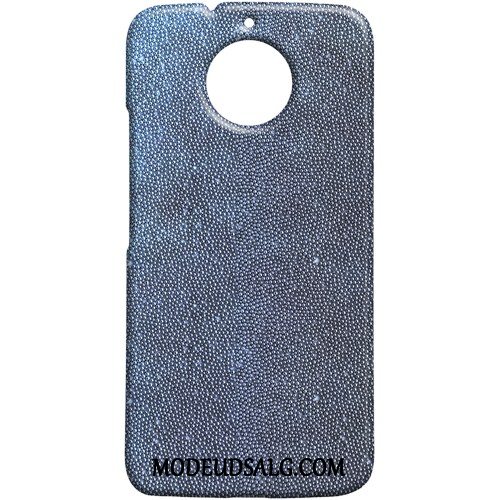 Moto G5s Etui / Cover Nubuck Beskyttelse Metal Cyan Af Personlighed