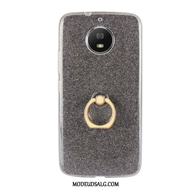 Moto G5s Etui Trend Support Blød Cover Pulver