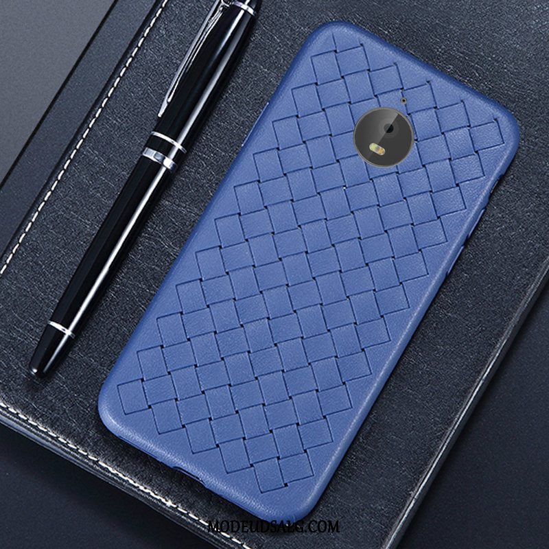 Moto G5s Etui Trendy Anti-fald Rød Blød Simple