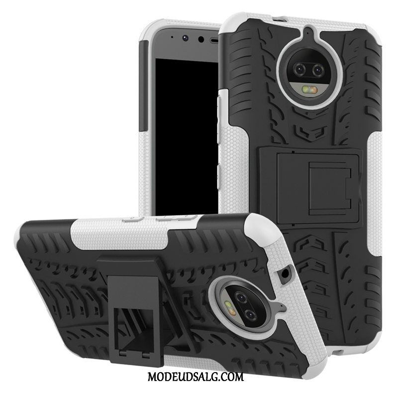 Moto G5s Plus Etui Anti-fald Cover Support Trend Rød