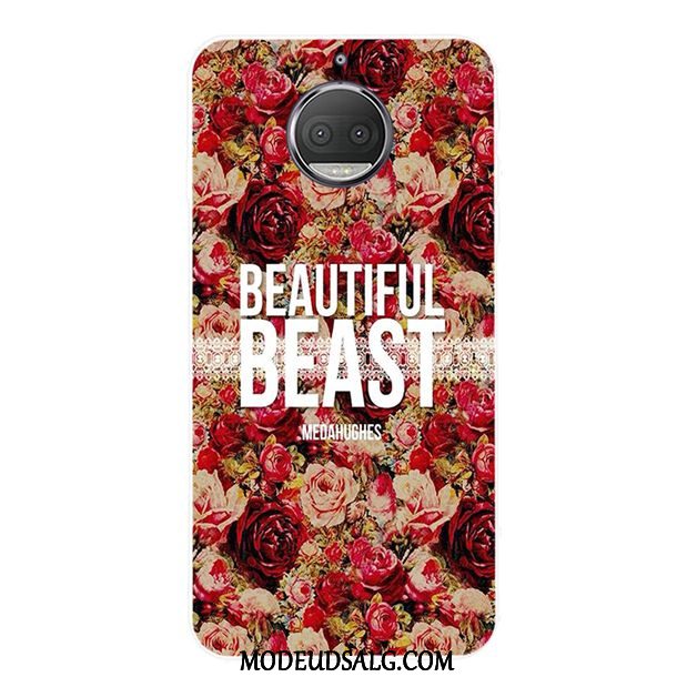 Moto G5s Plus Etui / Cover Lyserød Blomster Smuk Af Personlighed Blød