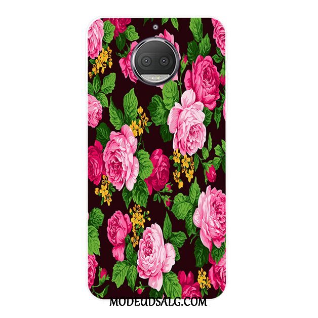 Moto G5s Plus Etui / Cover Lyserød Blomster Smuk Af Personlighed Blød