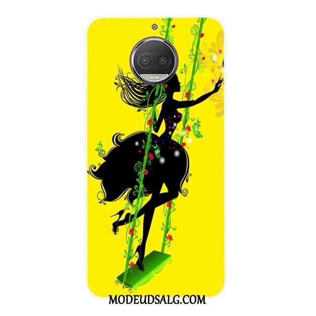 Moto G5s Plus Etui / Cover Lyserød Blomster Smuk Af Personlighed Blød