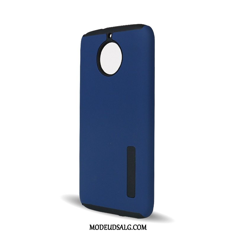 Moto G5s Plus Etui Ny Solid Farve Nubuck Guld Cover