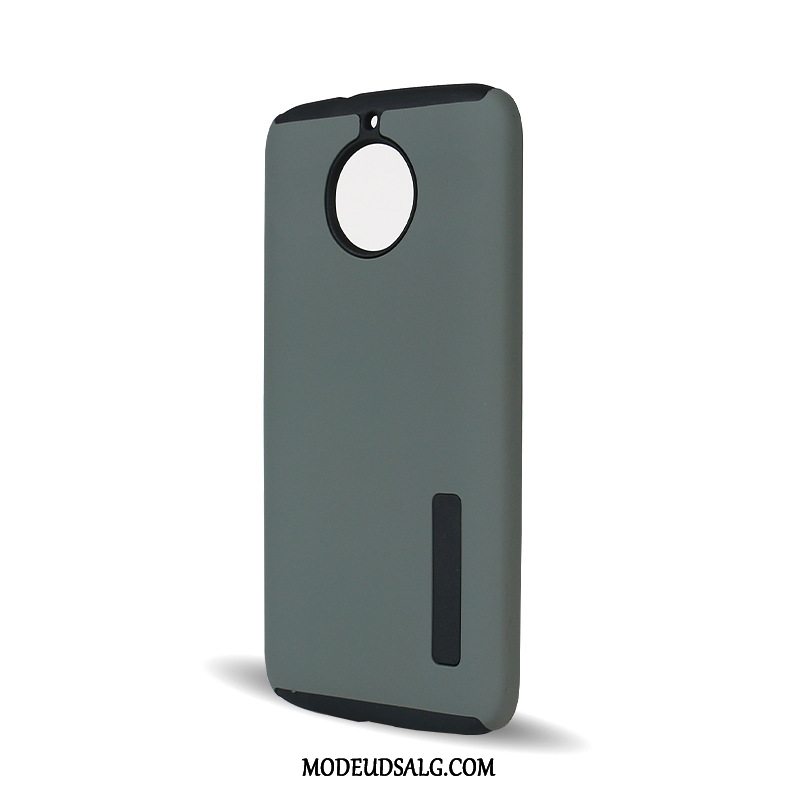 Moto G5s Plus Etui Ny Solid Farve Nubuck Guld Cover