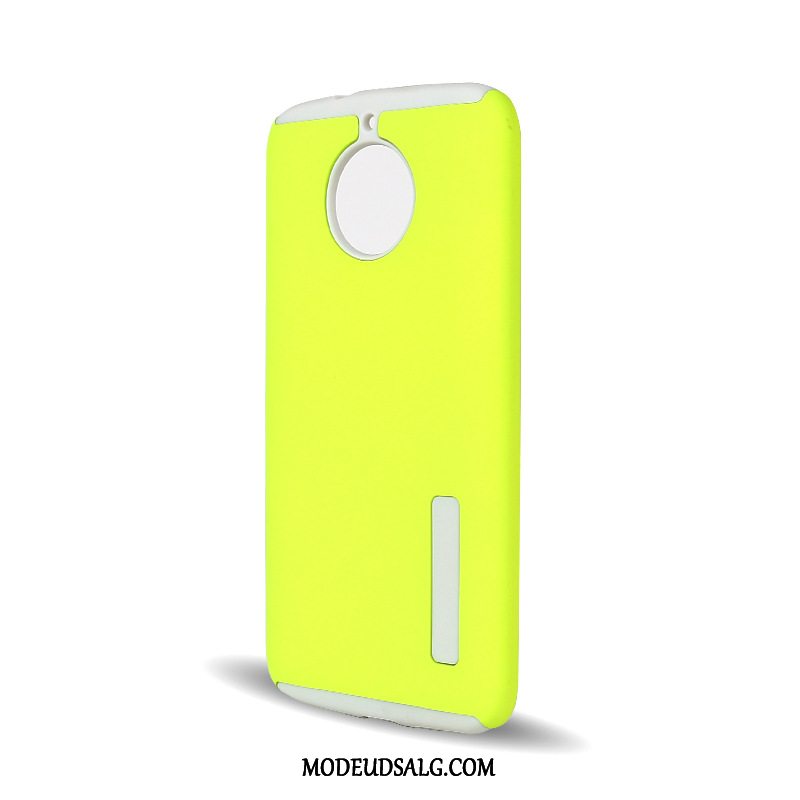 Moto G5s Plus Etui Ny Solid Farve Nubuck Guld Cover