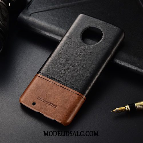 Moto G6 Etui Beskyttelse Rød Cover Blandede Farver