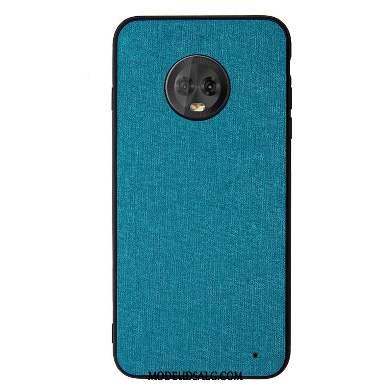 Moto G6 Etui Cover Grøn Silikone Beskyttelse Læder