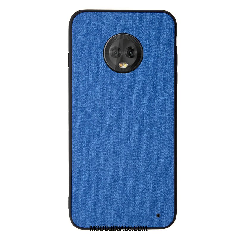 Moto G6 Etui Cover Grøn Silikone Beskyttelse Læder