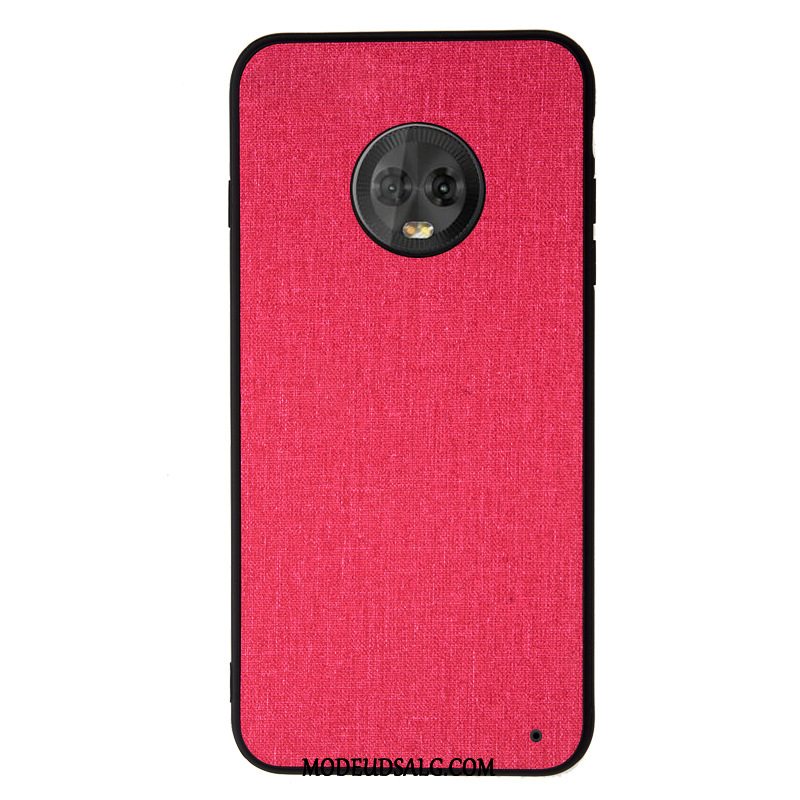 Moto G6 Etui Cover Grøn Silikone Beskyttelse Læder