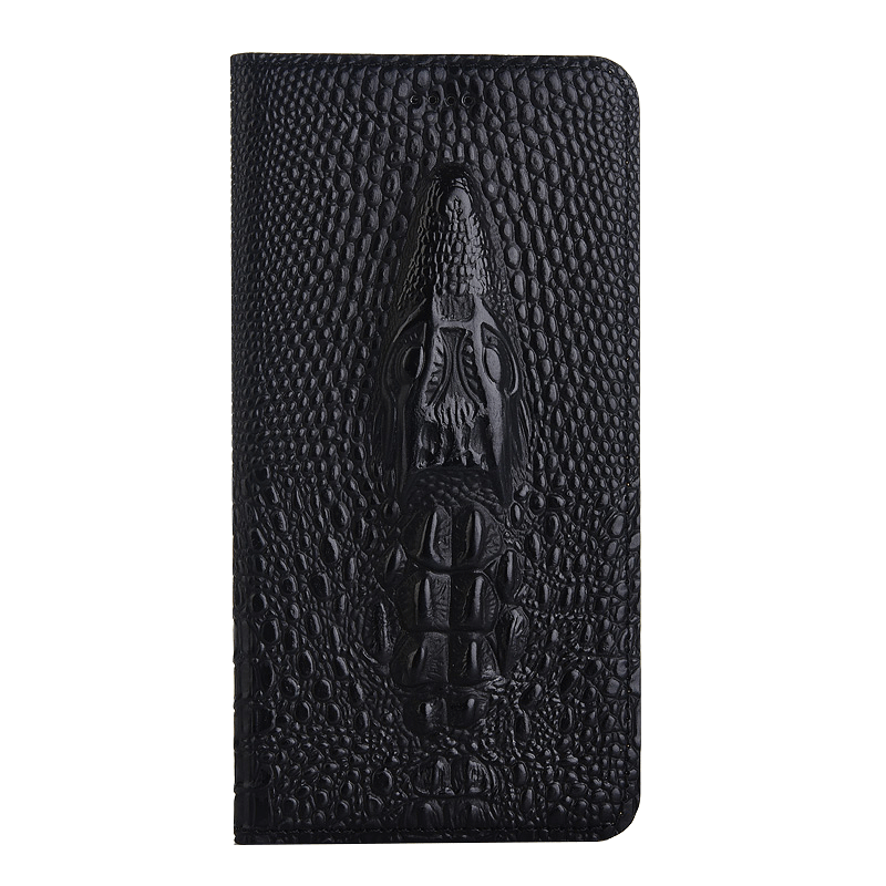 Moto G6 Etui / Cover Ægte Læder Lædertaske Ny Beskyttelse Folio