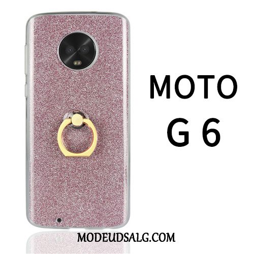 Moto G6 Etui Ring Cover Alt Inklusive Pulver Anti-fald