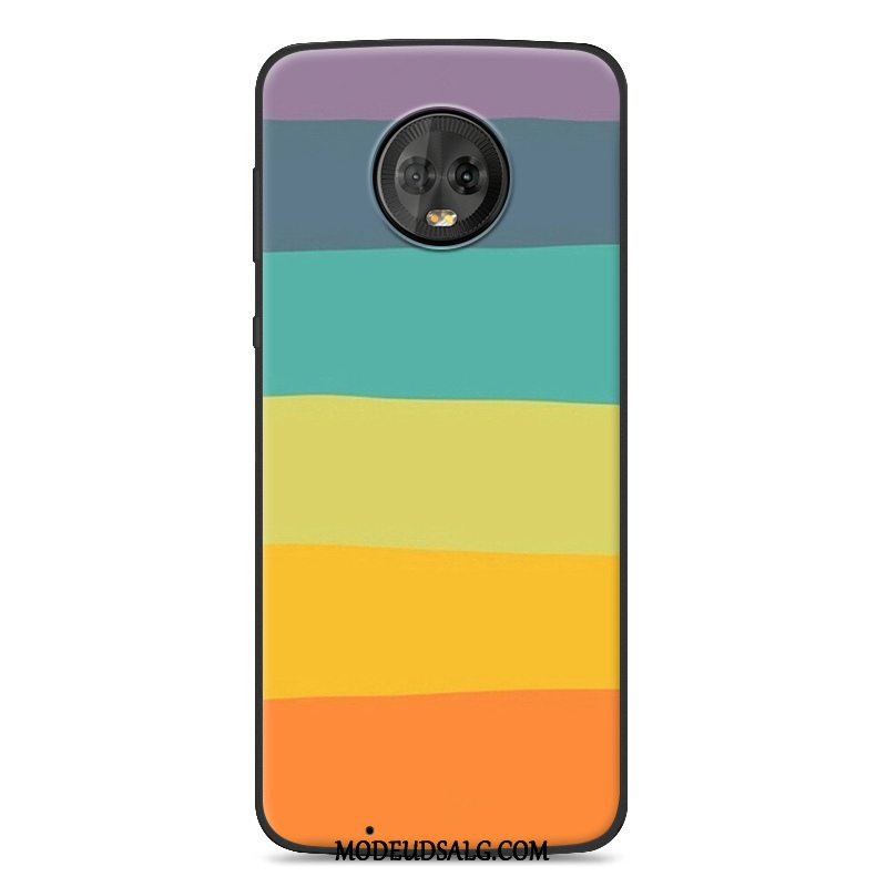 Moto G6 Etui Trend Cyan Beskyttelse Cartoon Silikone