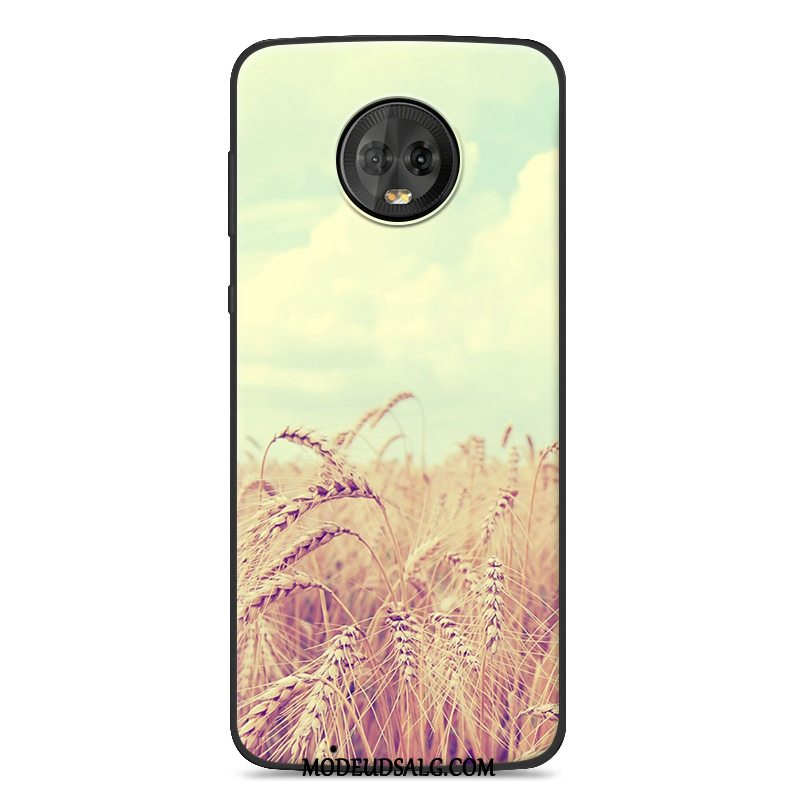 Moto G6 Etui Trend Cyan Beskyttelse Cartoon Silikone