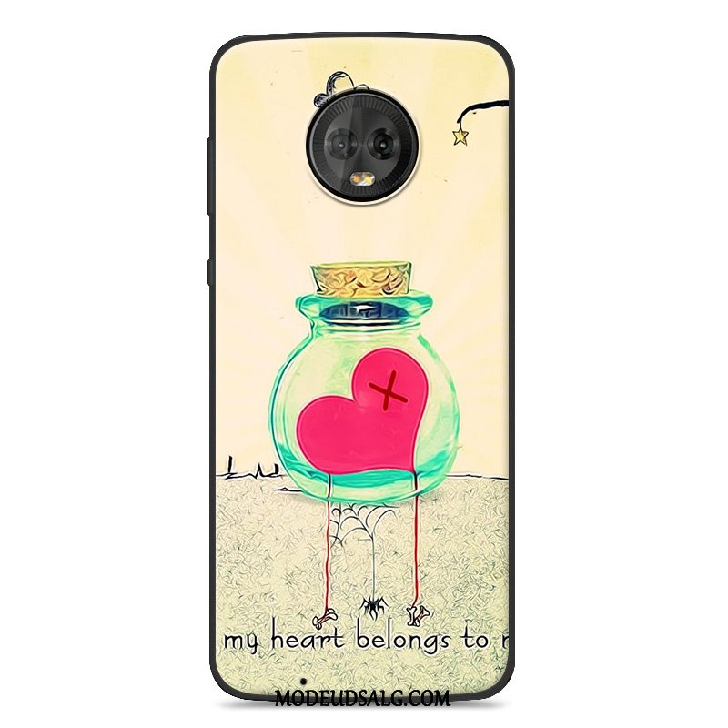 Moto G6 Etui Trend Cyan Beskyttelse Cartoon Silikone