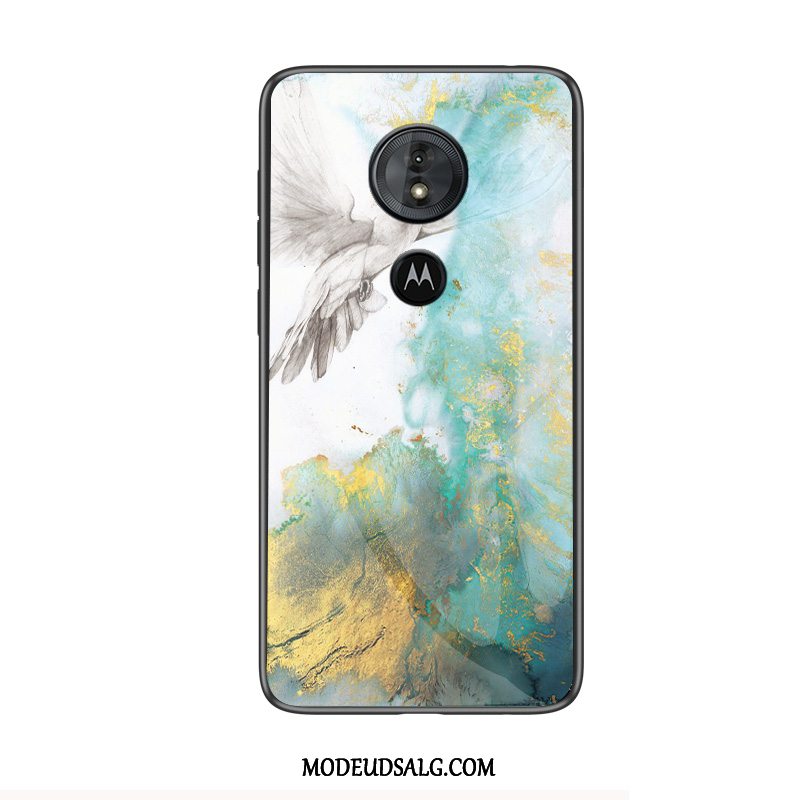 Moto G6 Play Etui Alt Inklusive Hærdet Glas Anti-fald Hvid Cover