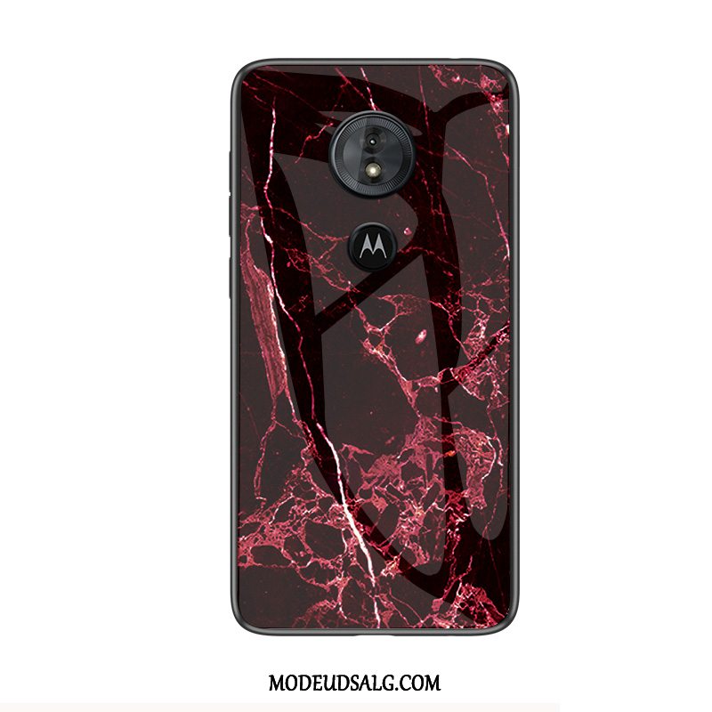 Moto G6 Play Etui Alt Inklusive Hærdet Glas Anti-fald Hvid Cover