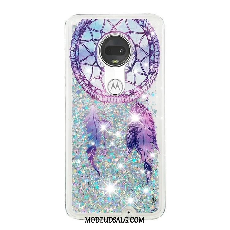 Moto G7 Etui Anti-fald Cartoon Blød Beskyttelse Quicksand