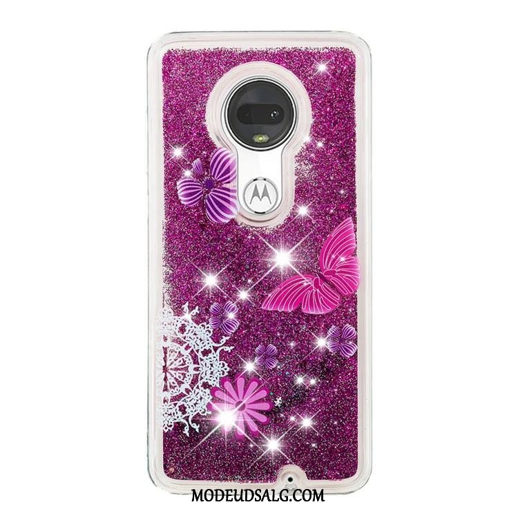 Moto G7 Etui Anti-fald Cartoon Blød Beskyttelse Quicksand