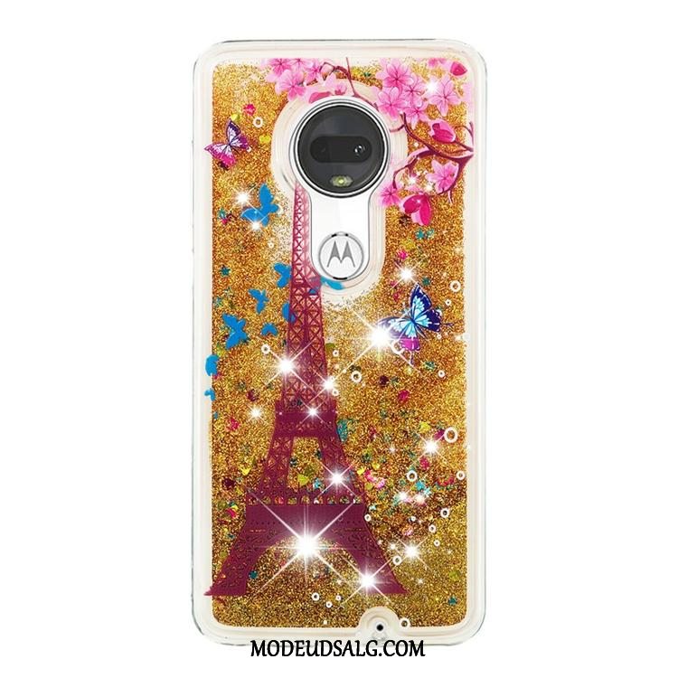 Moto G7 Etui Anti-fald Cartoon Blød Beskyttelse Quicksand