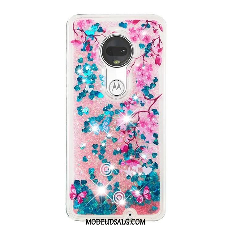 Moto G7 Etui Anti-fald Cartoon Blød Beskyttelse Quicksand