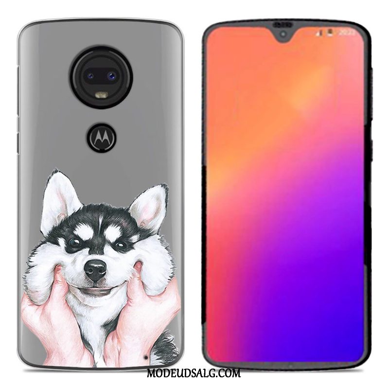 Moto G7 Etui Cartoon Lyserød Cover Silikone-etui Trend