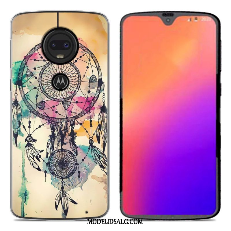 Moto G7 Etui Cartoon Lyserød Cover Silikone-etui Trend