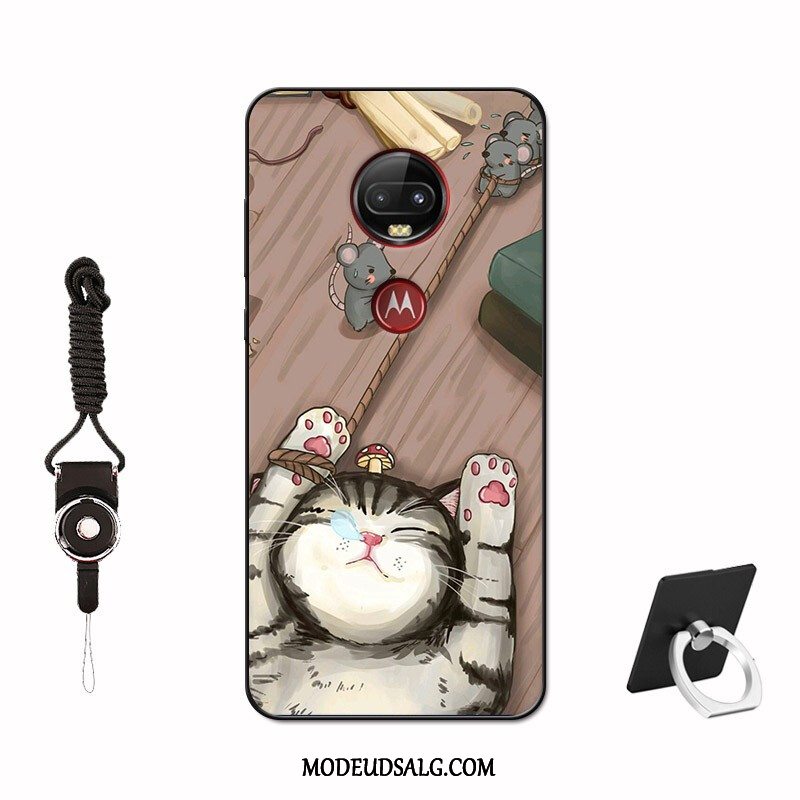 Moto G7 Etui / Cover Høj Malet