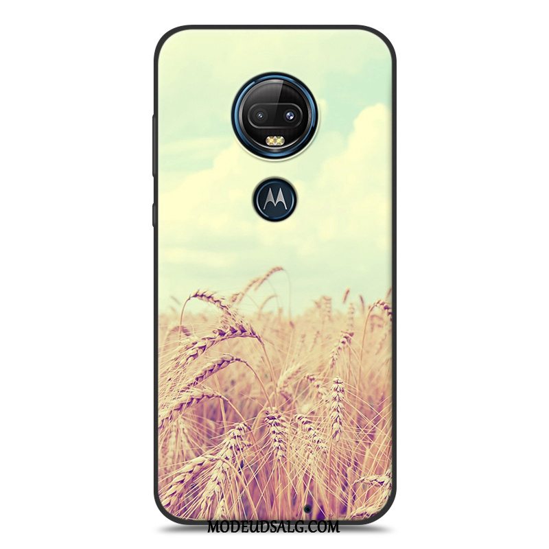 Moto G7 Etui / Cover Malet Alt Inklusive Silikone Beskyttelse