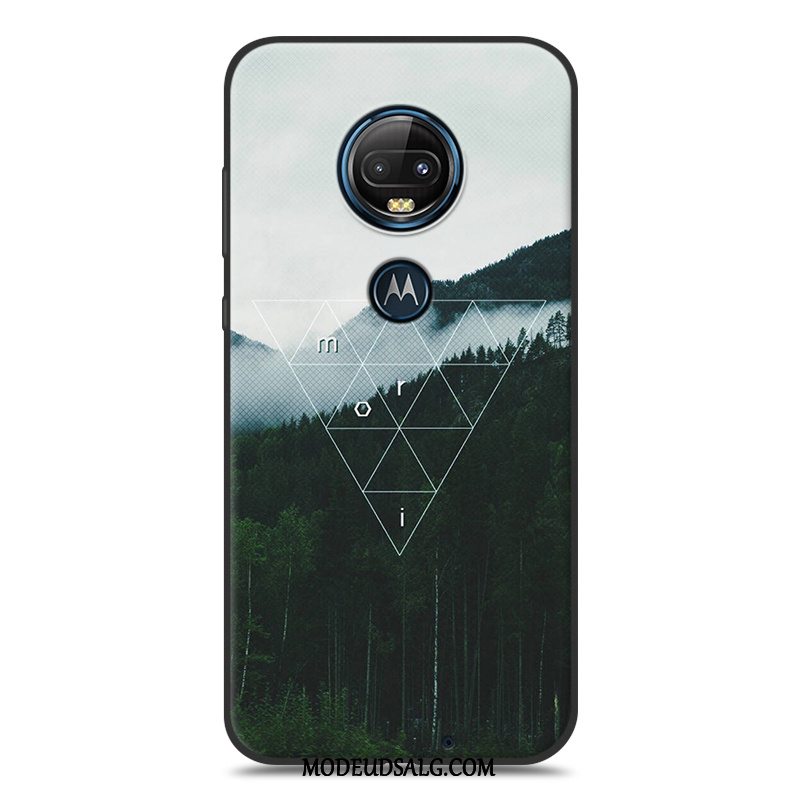 Moto G7 Etui / Cover Malet Alt Inklusive Silikone Beskyttelse