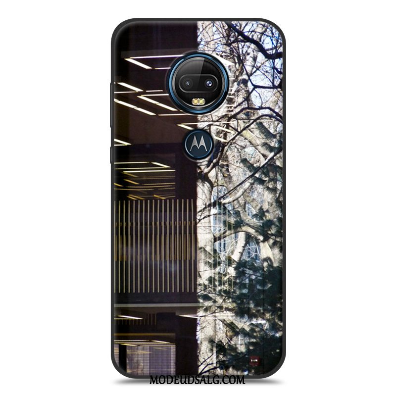 Moto G7 Etui / Cover Malet Alt Inklusive Silikone Beskyttelse