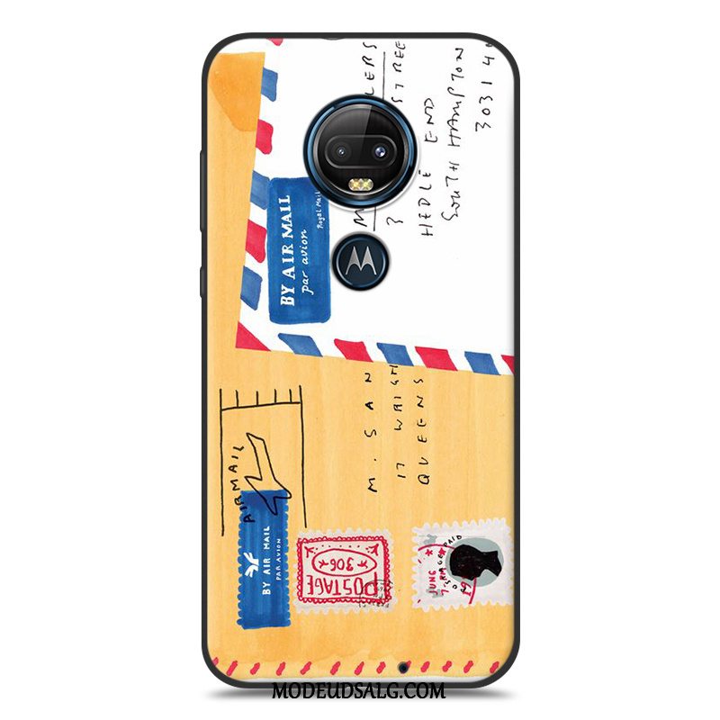 Moto G7 Etui / Cover Malet Alt Inklusive Silikone Beskyttelse