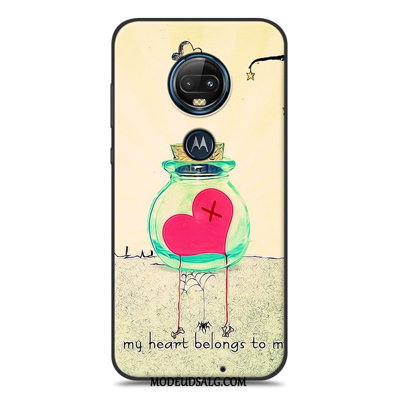 Moto G7 Etui / Cover Malet Alt Inklusive Silikone Beskyttelse