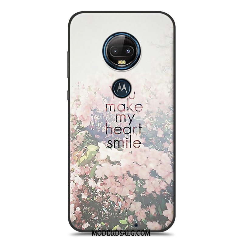 Moto G7 Etui / Cover Malet Alt Inklusive Silikone Beskyttelse