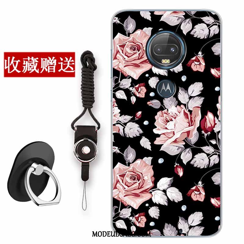 Moto G7 Etui / Cover Vintage Beskyttelse Kunst Blød