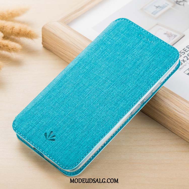 Moto G7 Play Etui / Cover Folio Kort Lædertaske Mønster Strikkede