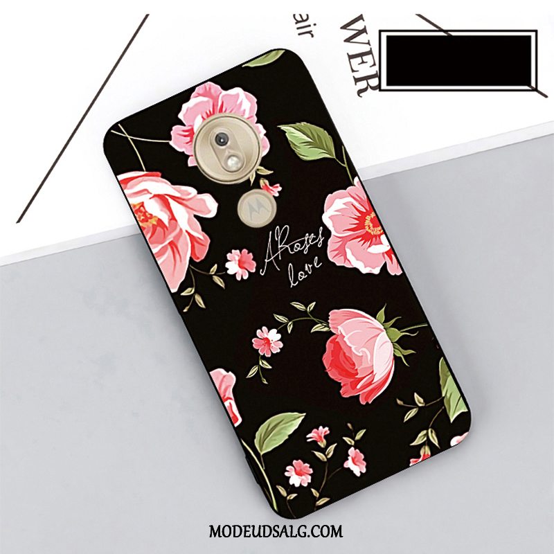 Moto G7 Play Etui / Cover Kærlighed Beskyttelse Rose Hængende Ornamenter